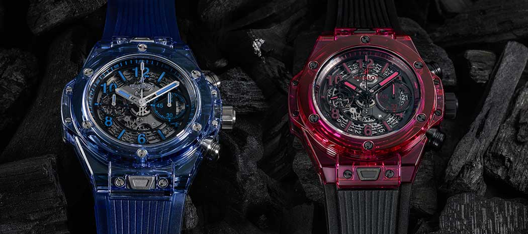 All New Red & Blue Big Bang Hublot Theory