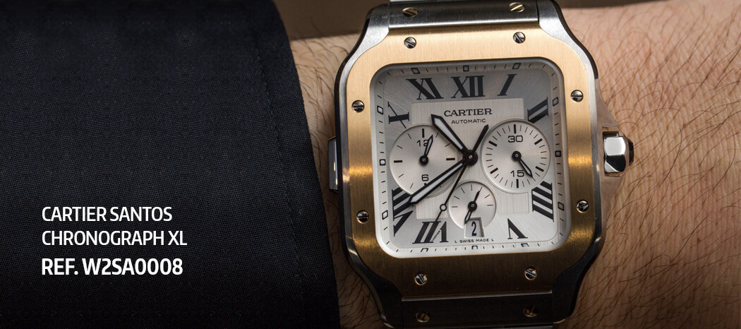 Cartier Santos Chronograph XL W2SA0008 Cartier Santos Chronograph XL W2SA0008