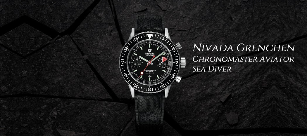 Nivada Grenchen Chronomaster Aviator Sea Diver