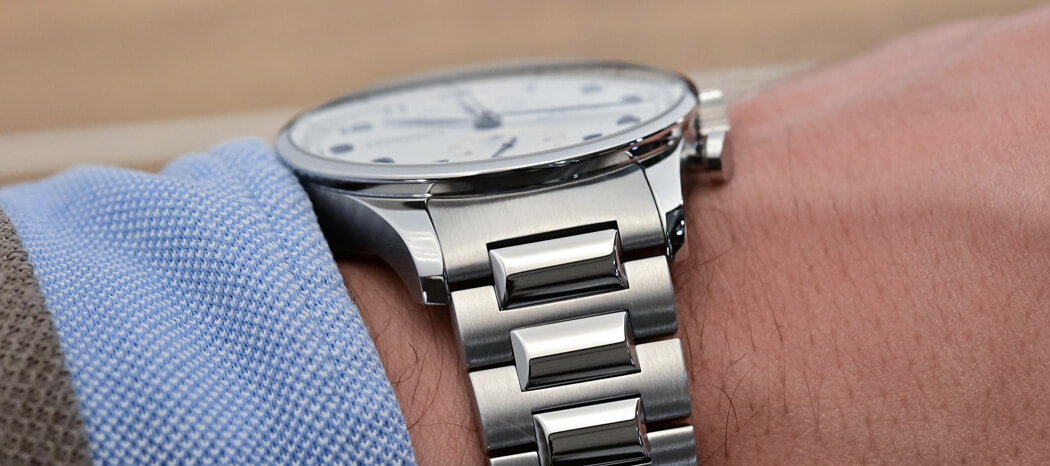 IWC new steel bracelet watch