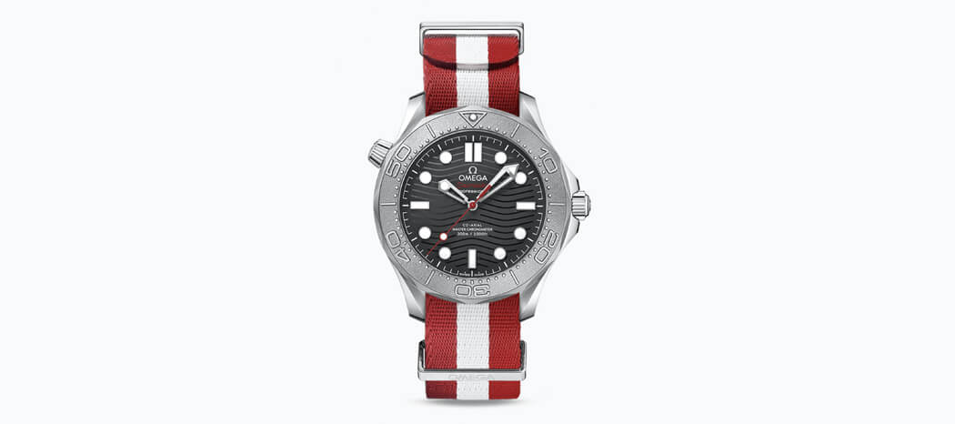 black ceramic Omega seamaster