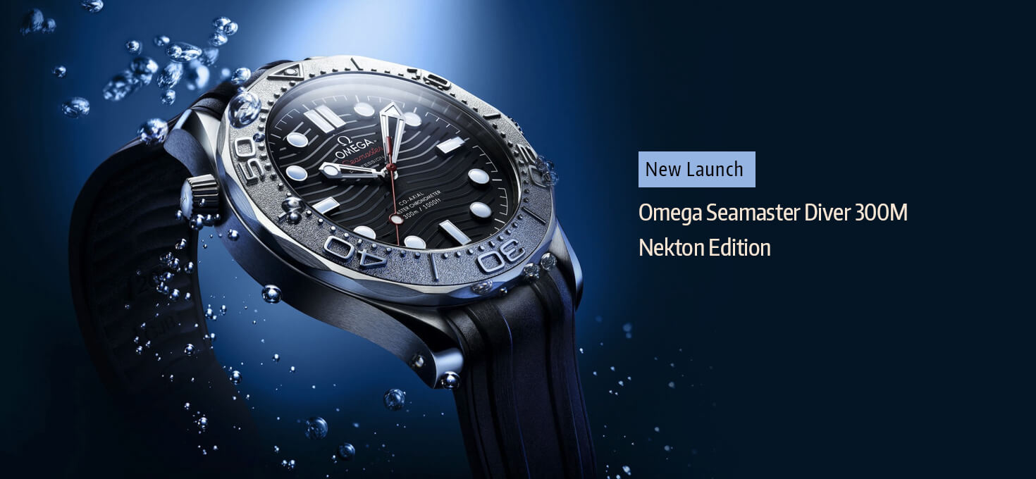 New Launch Omega Seamaster Diver 300M Nekton Edition