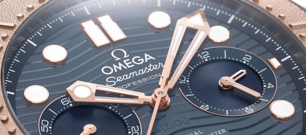 Omega Seamaster Diver 300 M Chronograph Gold Titanium Tantalum