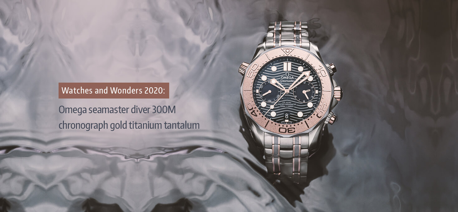 New Release: Omega Seamaster Diver 300M Chronograph Gold Titanium Tantalum