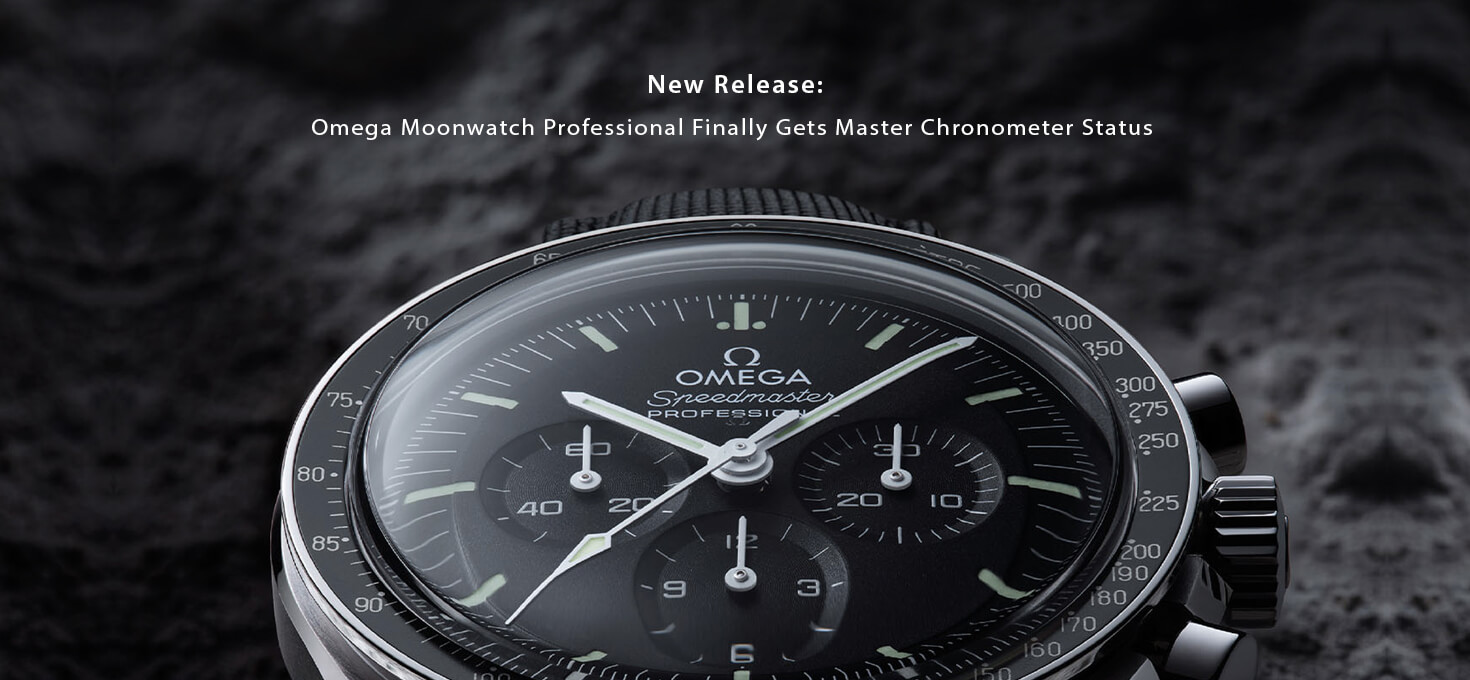 New omega moon watch sale
