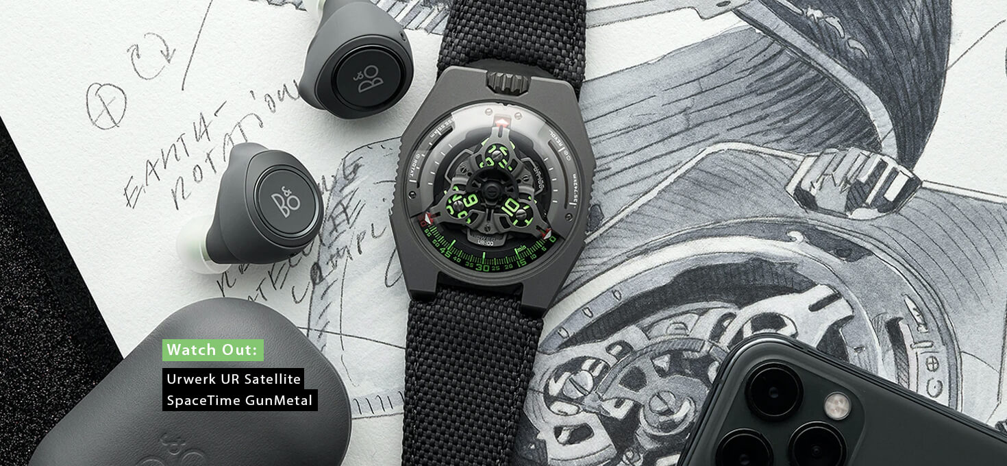 Watch Out: Urwerk UR Satellite SpaceTime GunMetal