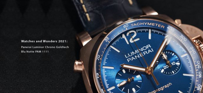 Watches and Wonders 2021: Panerai Luminor Chrono Goldtech Blu Notte PAM 1111