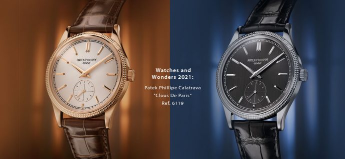 Watches and Wonders 2021: Patek Phillipe Calatrava “Clous De Paris” Ref. 6119