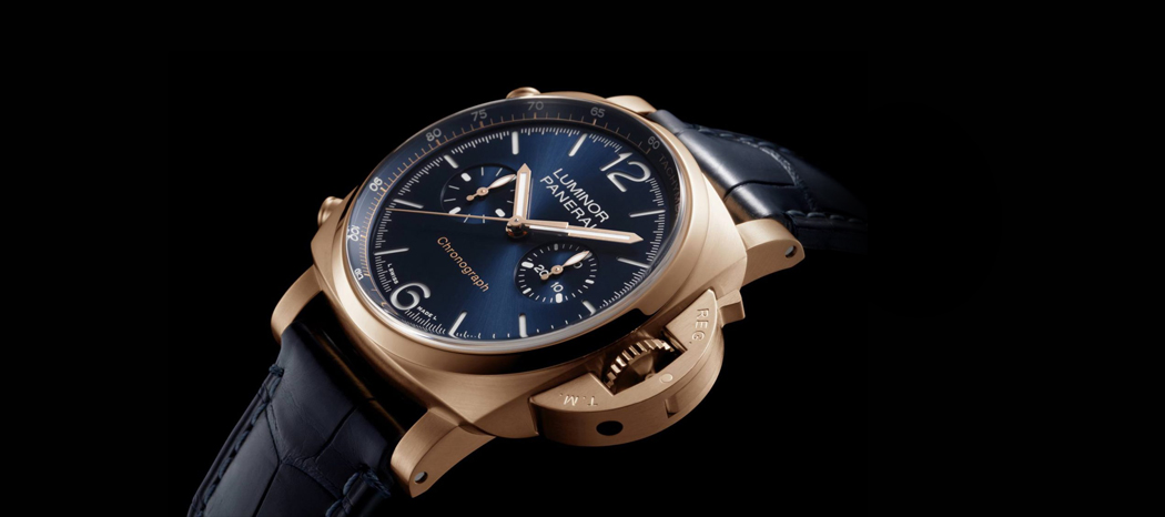 Panerai Luminor Chrono Goldtech Blue Notte