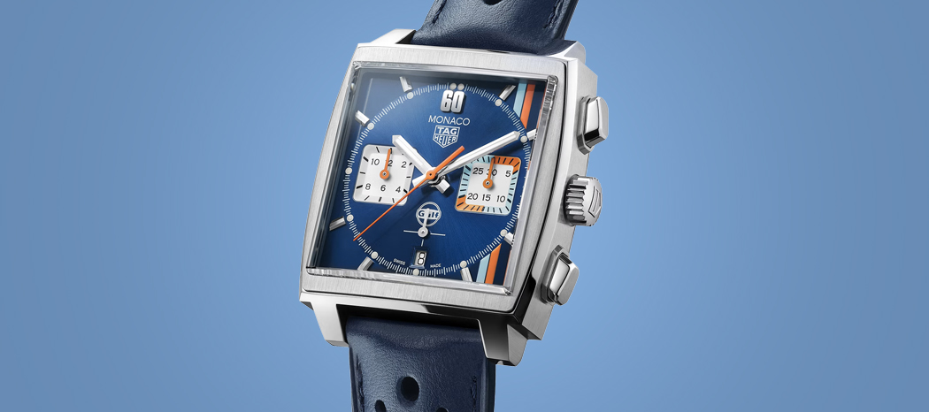 The new TAG Heuer Monaco Gulf 