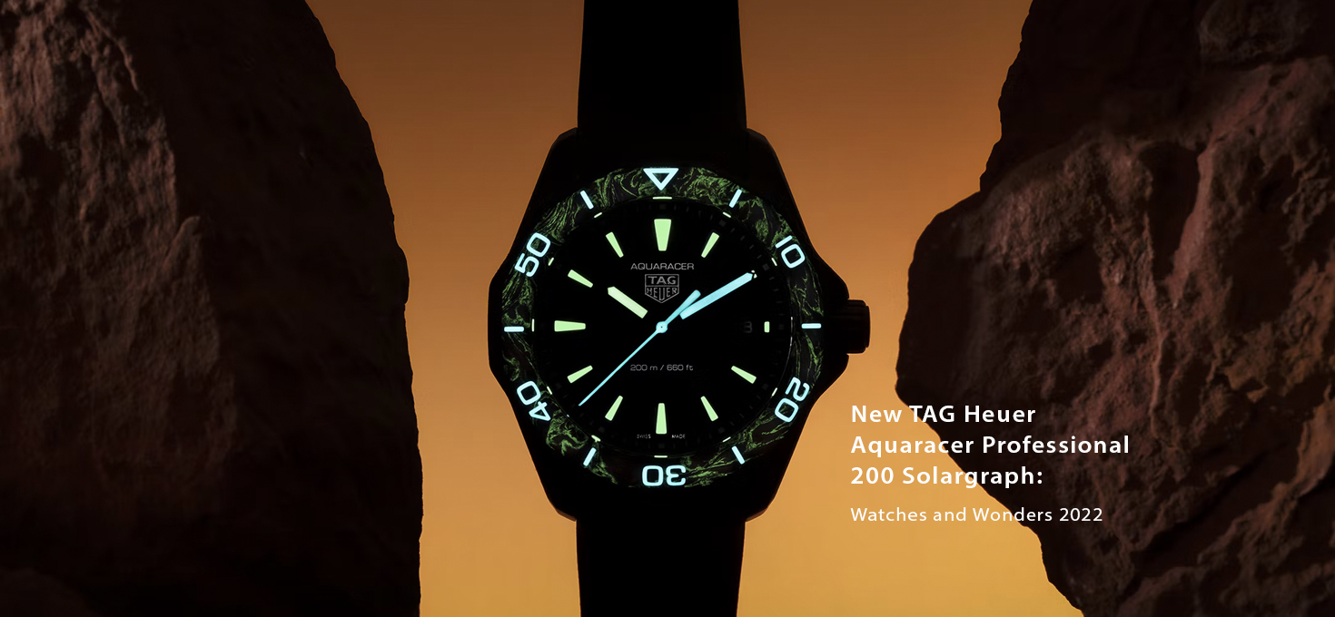 New TAG Heuer Aquaracer Professional 200 Solargraph