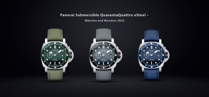 Panerai Submersible QuarantaQuattro eSteel – Watches and Wonders 2022