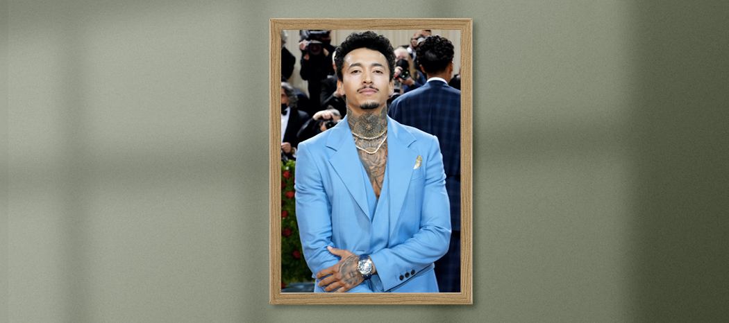 Met Gala 2022 - Nyjah Huston â€“ Roger Dubuis Excalibur MT Cobalt Blue 42mm