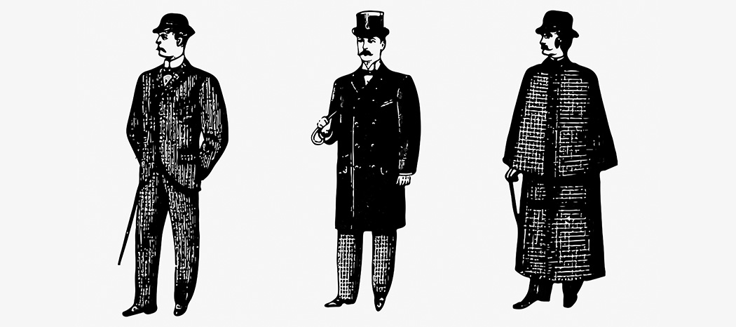 Menâ€™s suits in the Victorian era