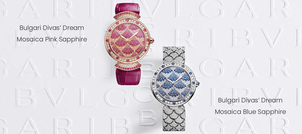 Bulgari Divasâ€™ Dream Mosaica Pink Sapphire, Bulgari Divasâ€™ Dream Mosaica Blue Sapphire