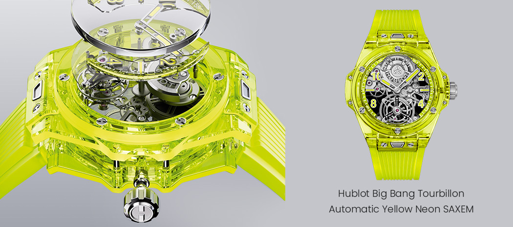 Hublot Big Bang Tourbillon Automatic Yellow Neon SAXEM