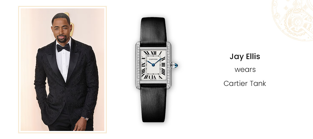 Jay Ellis wears Cartier Tank