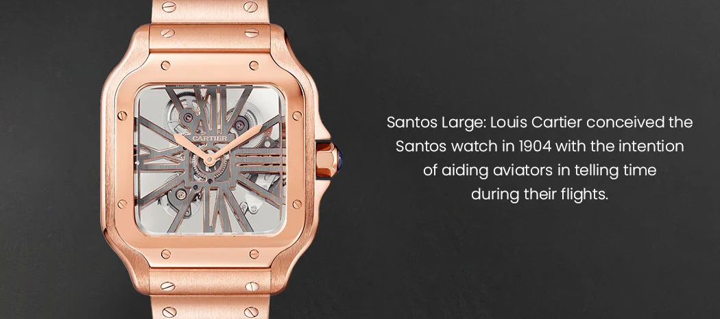 CARTIER: Santos Large Watch