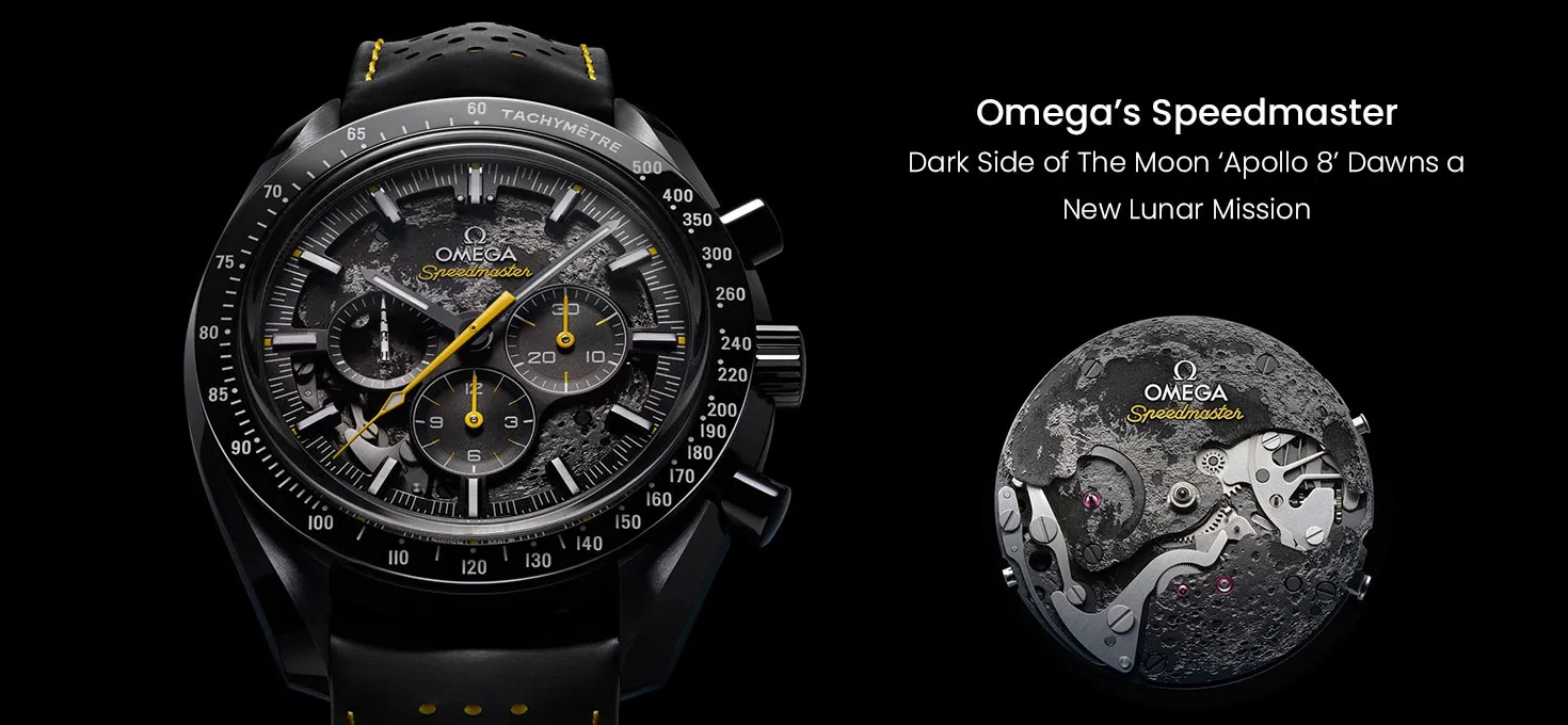 Omega’s Speedmaster Dark Side of The Moon ‘Apollo 8’ Dawns a New Lunar Mission