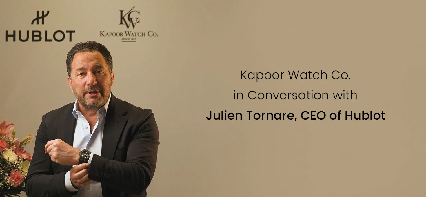 Kapoor Watch Co. in Conversation with Julien Tornare, CEO of Hublot