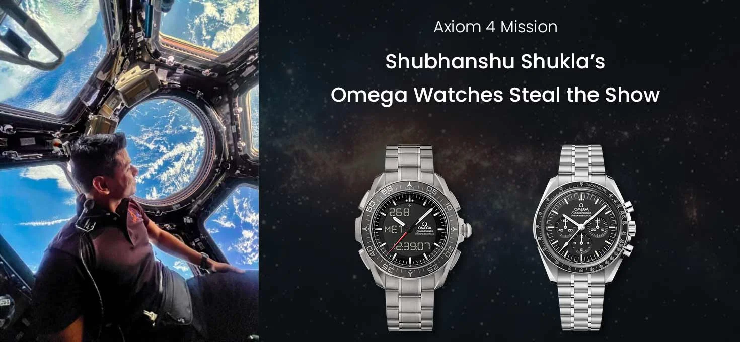 Axiom 4 Mission: Shubhanshu Shukla’s Omega Watches Steal the Show