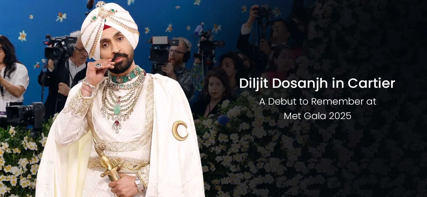 Diljit Dosanjh in Cartier: A Debut to Remember at Met Gala 2025