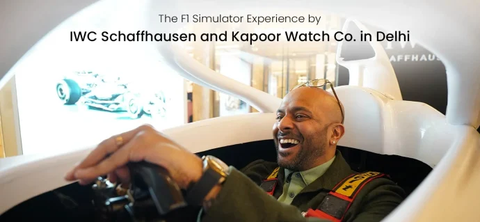 The F1 Simulator Experience by IWC Schaffhausen and Kapoor Watch Co. in Delhi