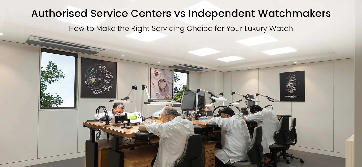 Authorised Service Centres vs Independent Watchmakers: How to Make the Right Servicing Choice for Your Luxury Watch