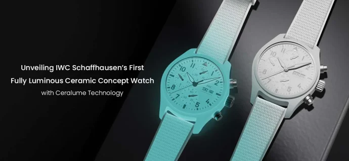 Unveiling IWC Schaffhausen’s First Fully Luminous Ceramic Concept Watch with Ceralume Technology