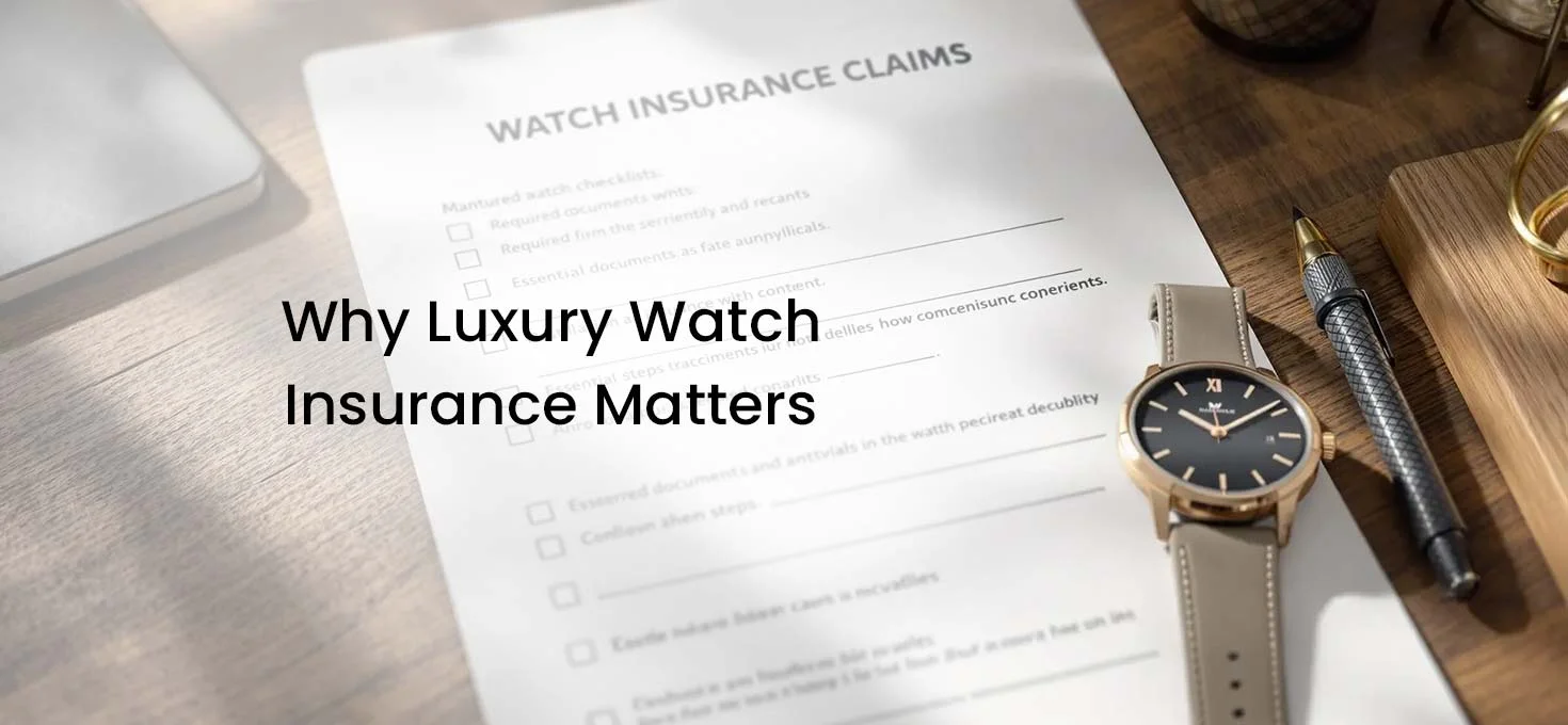 Why Luxury Watch Insurance Matters