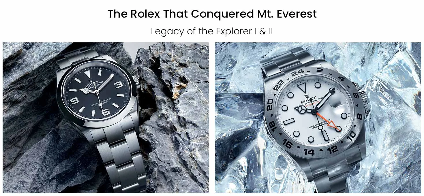 The Rolex That Conquered Mt. Everest: Legacy of the Explorer I & II