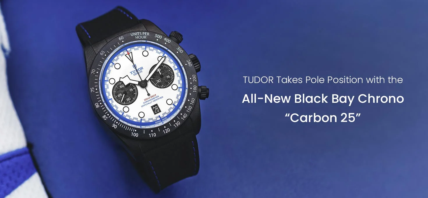 TUDOR Takes Pole Position with the All-New Black Bay Chrono “Carbon 25”