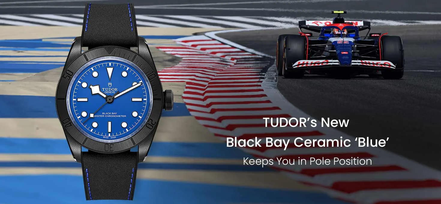 TUDOR’s New Black Bay Ceramic ‘Blue’ Keeps You in Pole Position