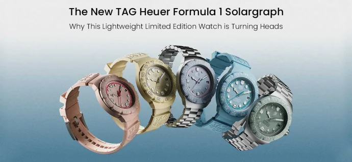 The New TAG Heuer Formula 1 Solargraph: Why This Lightweight Limited Edition Watch Is Turning Heads