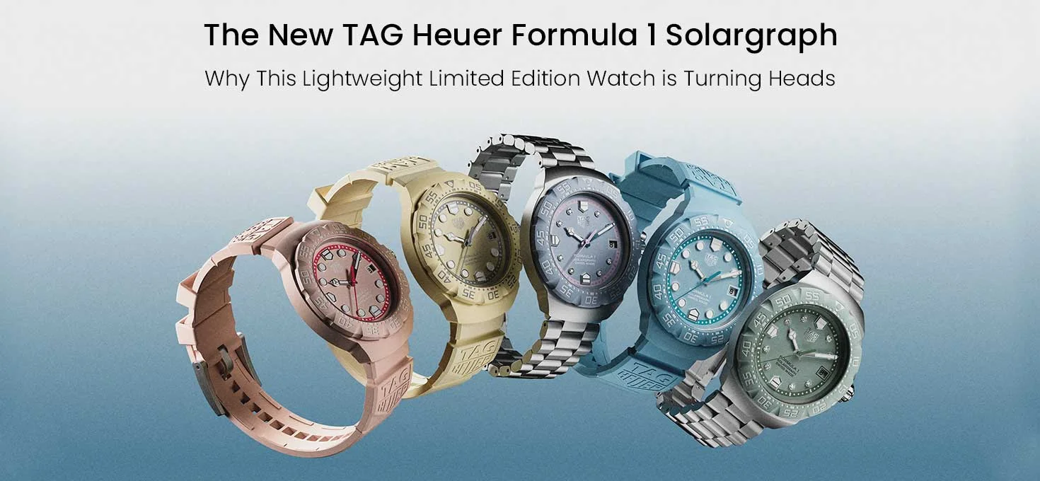 The New TAG Heuer Formula 1 Solargraph: Why This Lightweight Limited Edition Watch Is Turning Heads