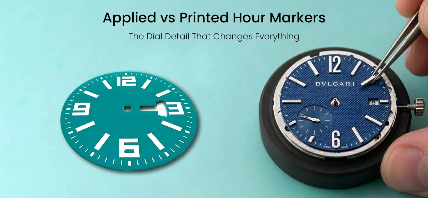 Applied vs Printed Hour Markers: The Small Dial Detail That Changes Everything