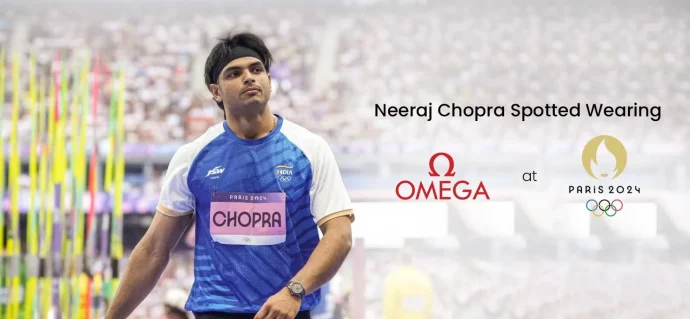 Neeraj Chopra Spotted Wearing OMEGA at Paris 2024