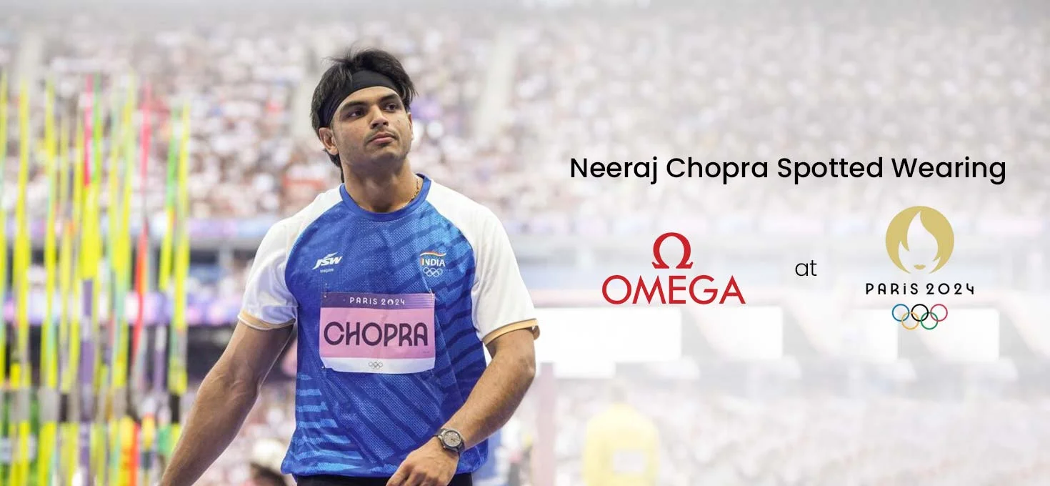 Neeraj Chopra Spotted Wearing OMEGA at Paris 2024