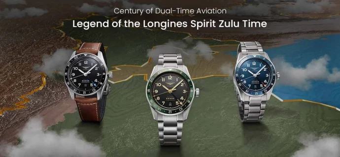 Century of Dual-Time Aviation: Legend of the Longines Spirit Zulu Time