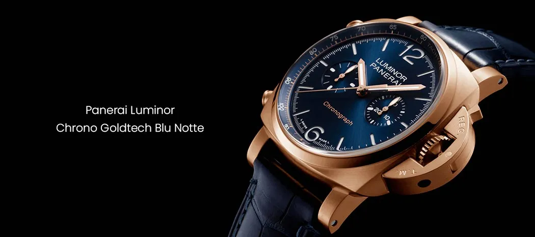 Panerai Luminor Chrono Goldtech Blu Notte