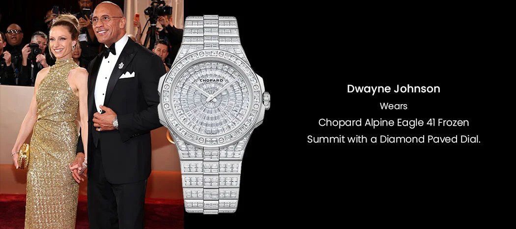 Dwayne Johnson - Chopard Alpine Eagle 41 Frozen Summit