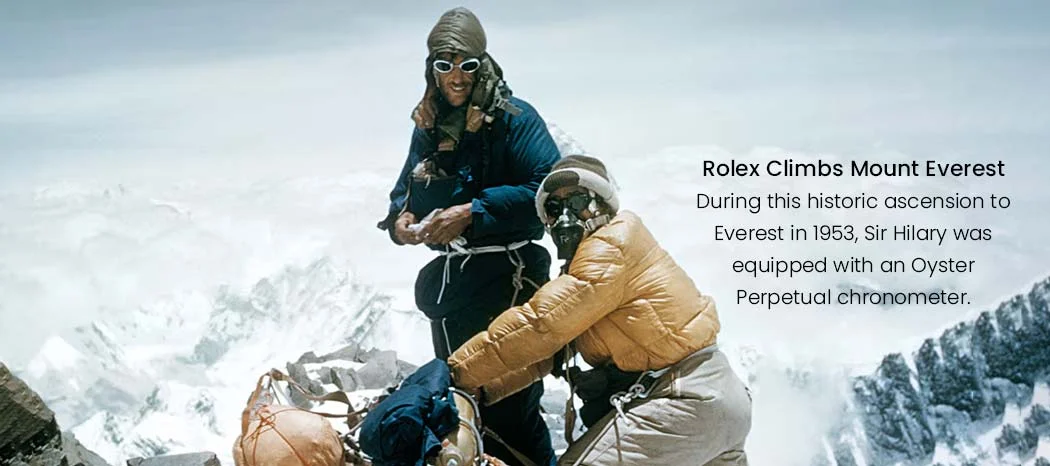 Rolex Climbs Mount Everest