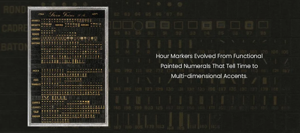 How Hour Markers Became an Art Form?
