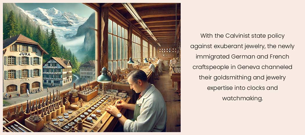 Calvinist State Law & Early Watchmaking Developments