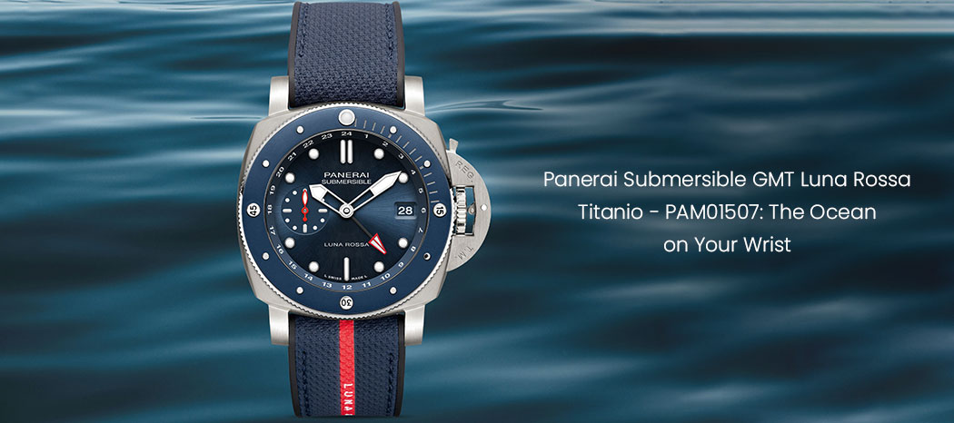 Panerai Submersible GMT Luna Rossa Titanio - PAM01507