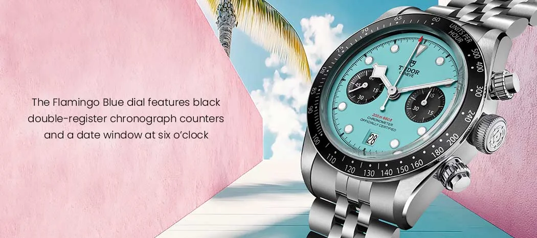 Tudor Flamingo Blue Dial