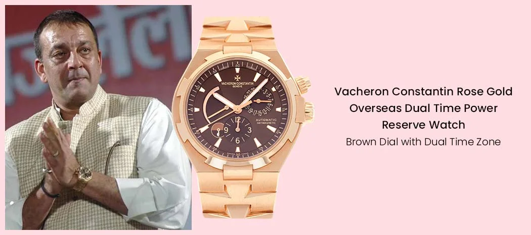 Vacheron Constantin Rose Gold Overseas Dual Time Power Reserve Watch