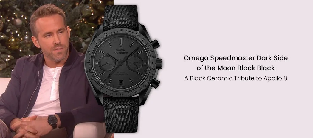 Omega Speedmaster Dark Side of the Moon Black Black