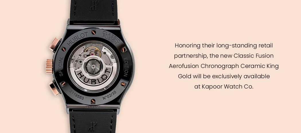 Hublot & Kapoor Watch Partnership