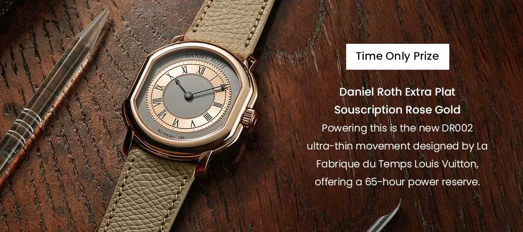 Time Only – Daniel Roth Extra Plat Souscription Rose Gold